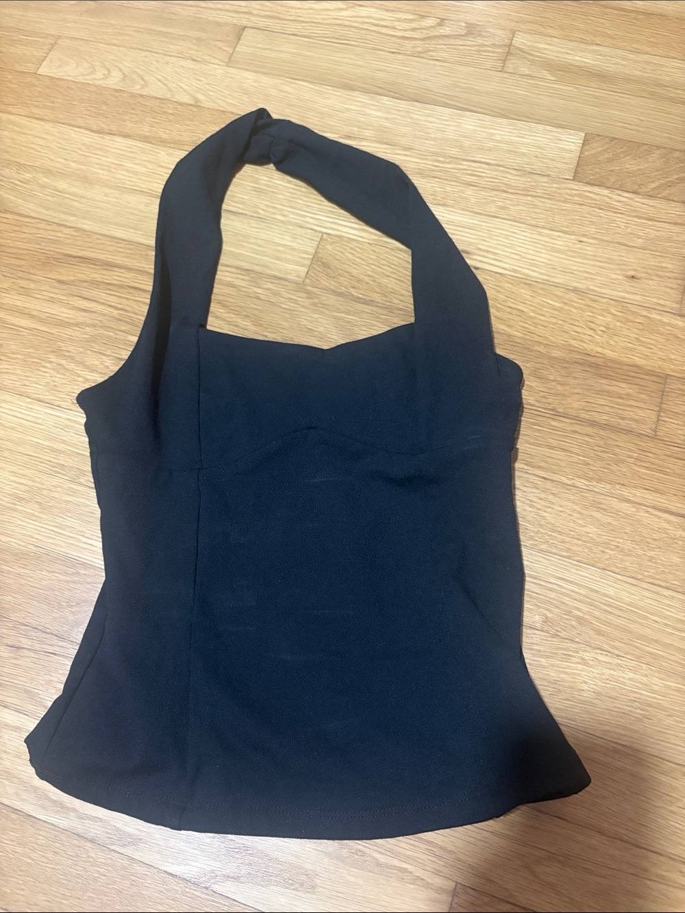 Zara Black Halter Camisole Top